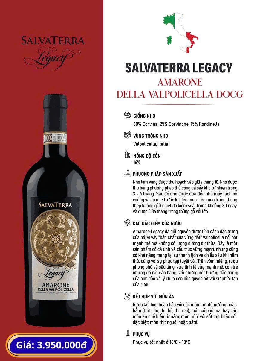 AMARONE SALVATERRA LEGACY