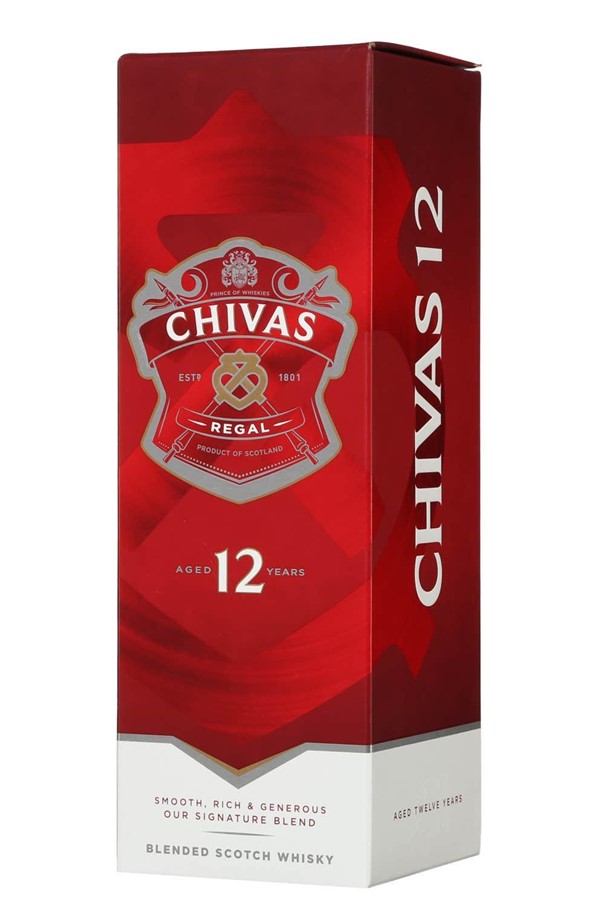 Chivas Regal 12 Years Old (70cl – 40% ABV)