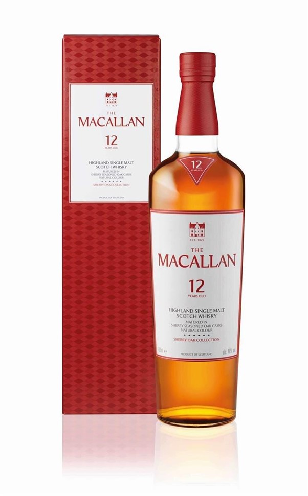The Macallan 12 Years Old Sherry Oak (700ml – 40% ABV)