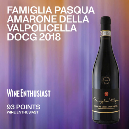 Famiglia Pasqua Amarone della Valpolicella DOCG 2018