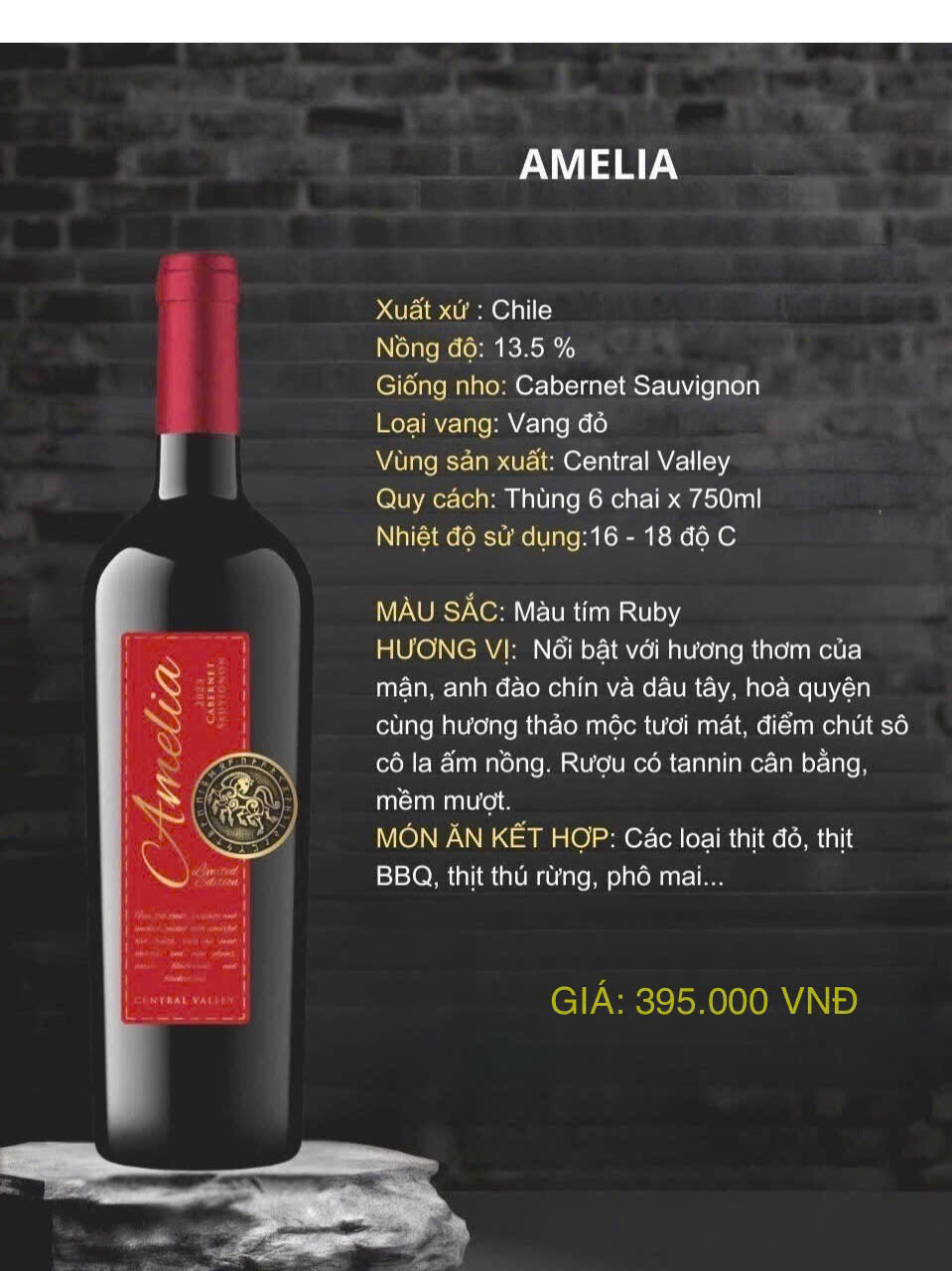 AMELIA - ĐỎ