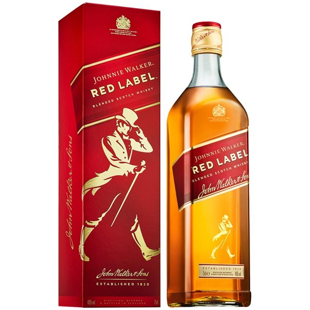 Johnnie Walker Red Label (750ml – 40% ABV)