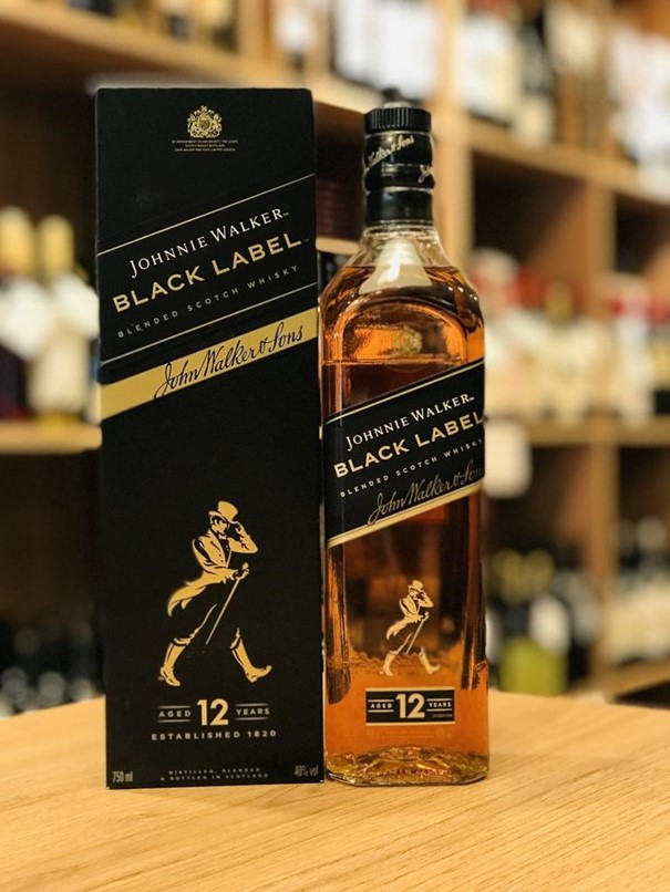 Johnnie Walker Black Label (750ml – 40% ABV)