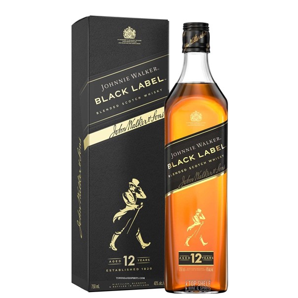 Johnnie Walker Black Label (750ml – 40% ABV)