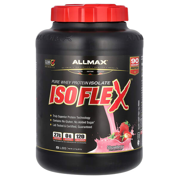 Allmax - Iso Flex - Whey Protein Isolate - 5lbs (75 Serving)