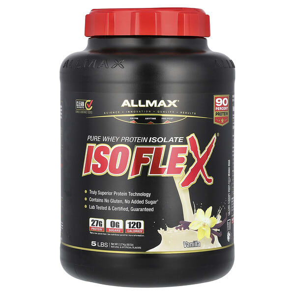 Allmax - Iso Flex - Whey Protein Isolate - 5lbs (75 Serving)