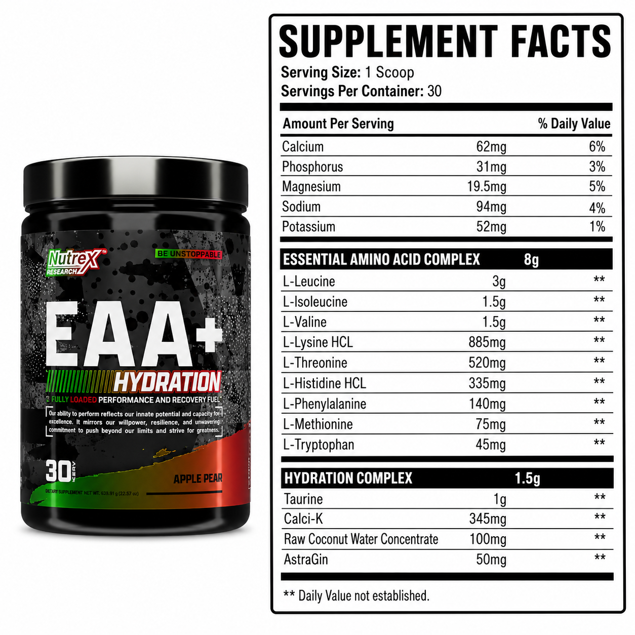 Nutrex EAA + Hydration - 30 lần dùng