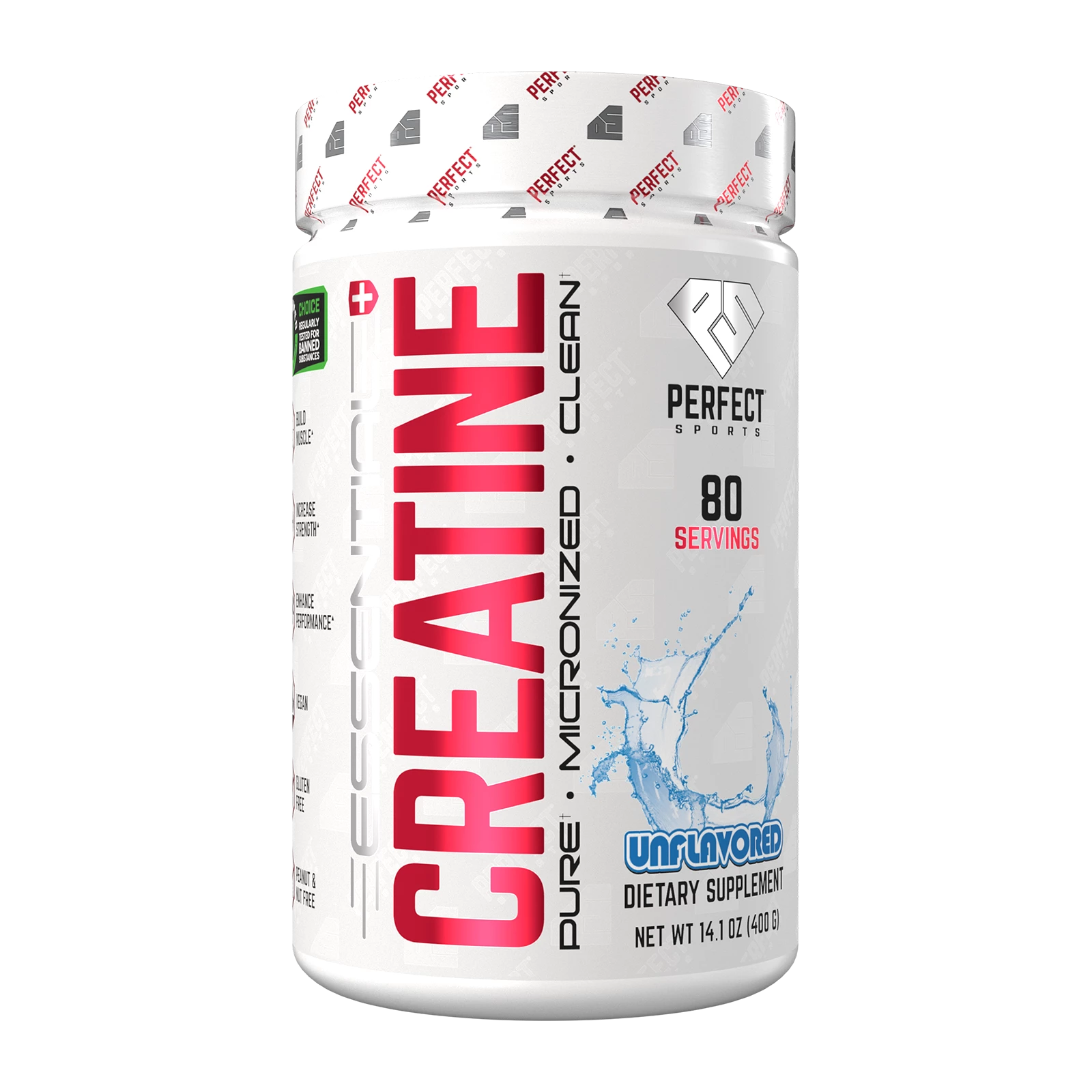 Perfect Sport - Creatine Monohydrate - 400g - 80 Lần dùng - Không vị (Unflavor)