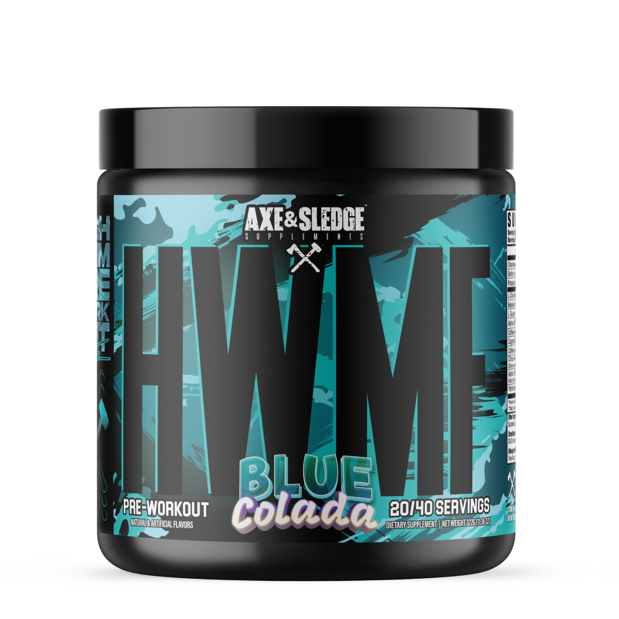 Axe & Sledge - High Stim Pre-Workout - 40 lần dùng