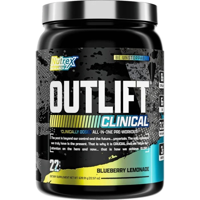 Nutrex Outlift Clinical - Pre Workout - 22 serving