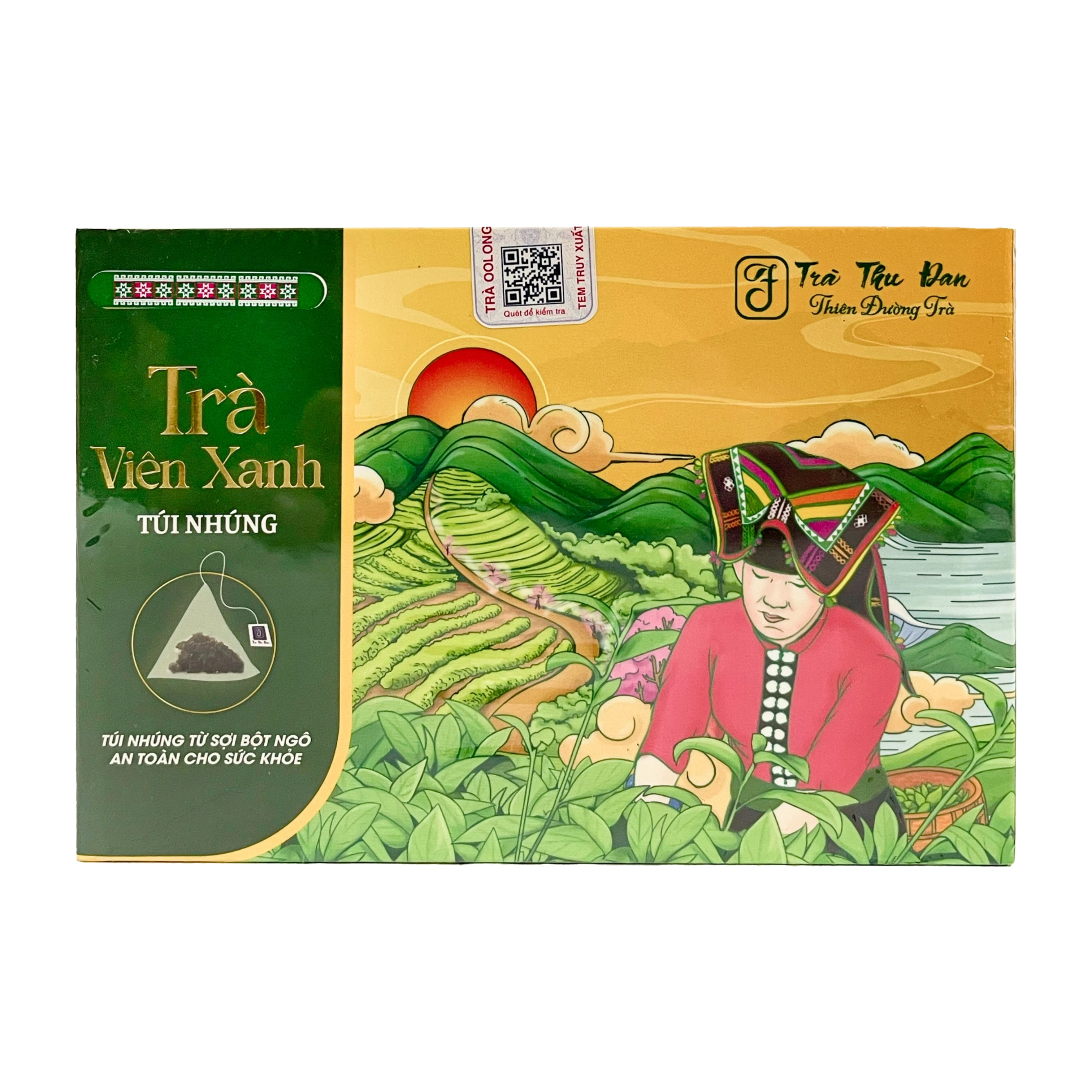 TRÀ VIÊN XANH TÚI NHÚNG