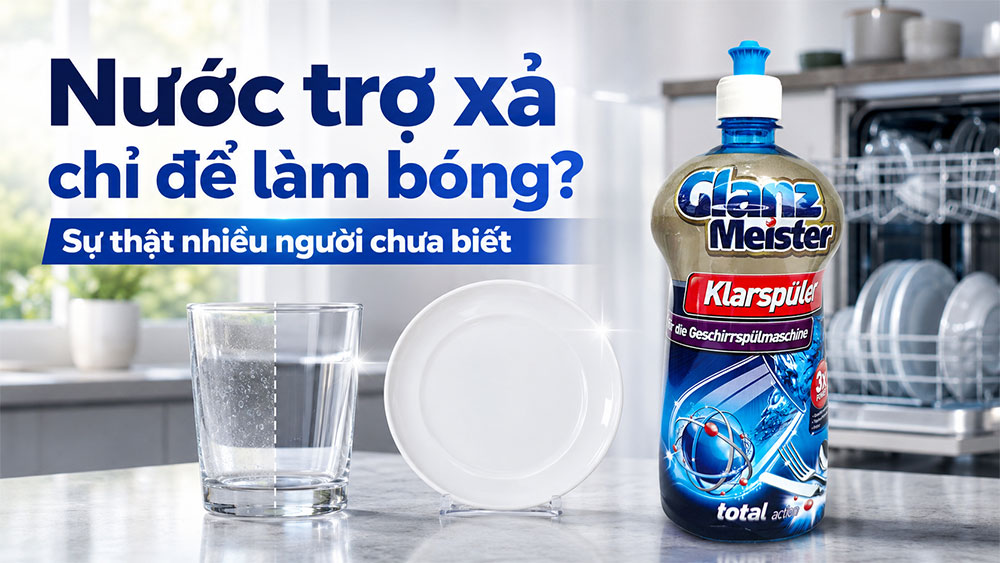Nước trợ xả có phải chỉ là nước làm bóng?