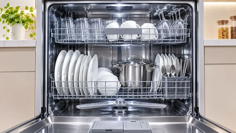 Cách xếp bát đĩa trong máy rửa bát đúng cách