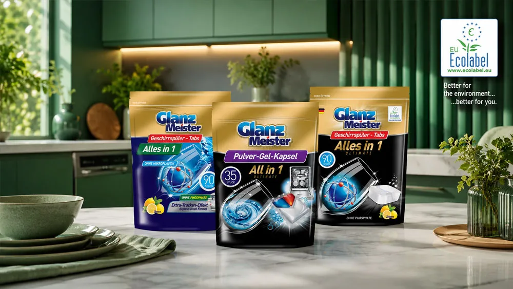Sản phẩm Glanz Meister đạt chứng nhận Ecolabel thân thiện môi trường