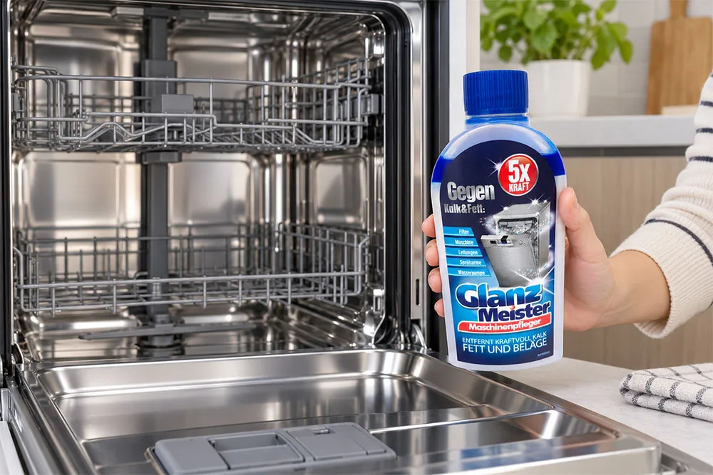 Nước rửa vệ sinh máy rửa chén dạng gel GlanzMeister 250 ml dùng chăm sóc máy