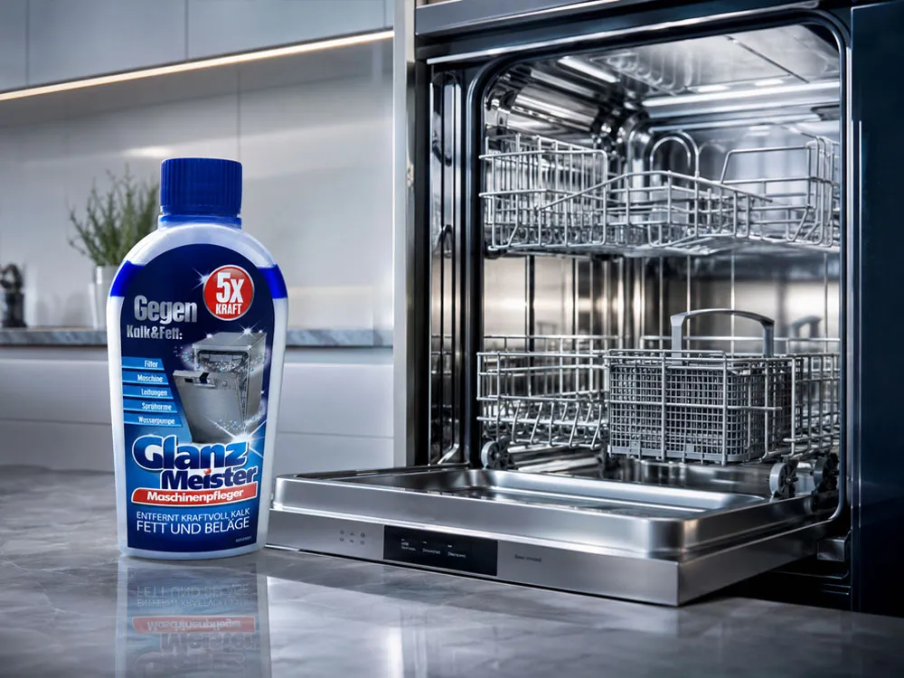 Nước vệ sinh máy rửa chén dạng gel GlanzMeister 250 ml