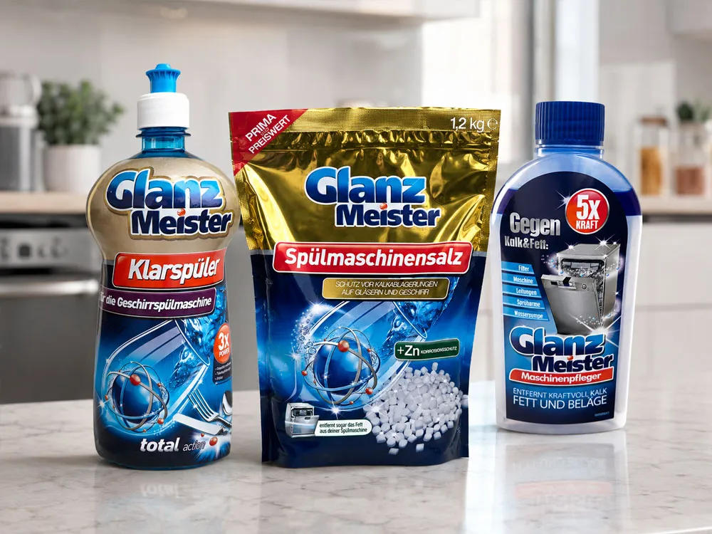 Bộ sản phẩm chăm sóc máy rửa bát GlanzMeister