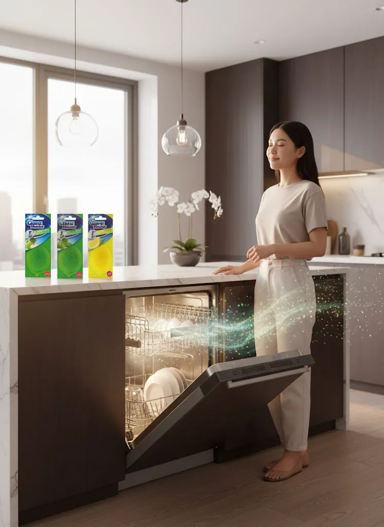Làm thơm máy rửa chén với hương thơm sang trọng