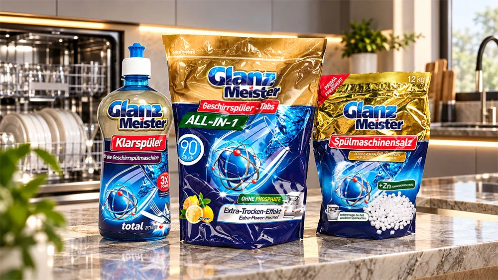 Combo Bộ Quà Khởi Đầu Bếp Sạch gồm 3 sản phẩm Glanz Meister