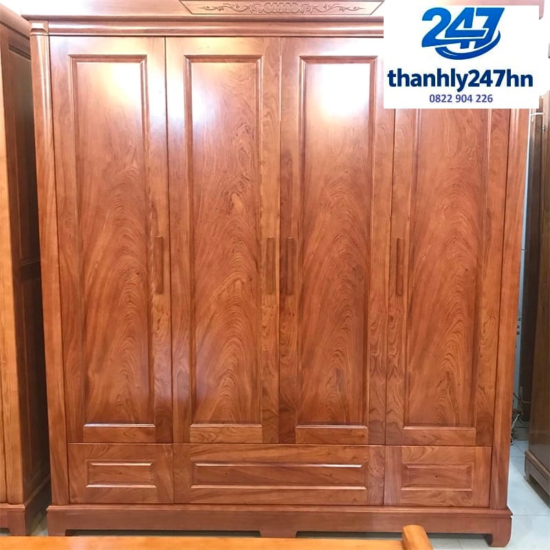 Tủ gỗ hương có giá trị thanh lý khá cao so với các loại tủ khác