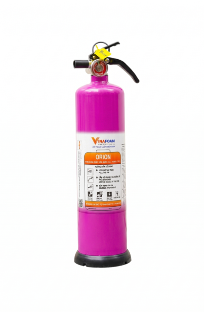 Bình chữa cháy Pin điện Lithium - ion ORION 1L (Có Kiểm Định) - Loại Xách Tay  | OR1 VinaFoam - VN