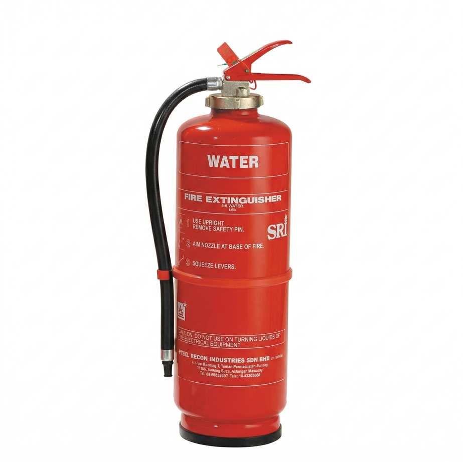 Bình chữa cháy Pin điện Lithium - ion Nước Tinh Khiết 9 Lít (Có Kiểm Định) - Loại Xách Tay  | FEX101-MS-9LT-RD SRI - Malaysia