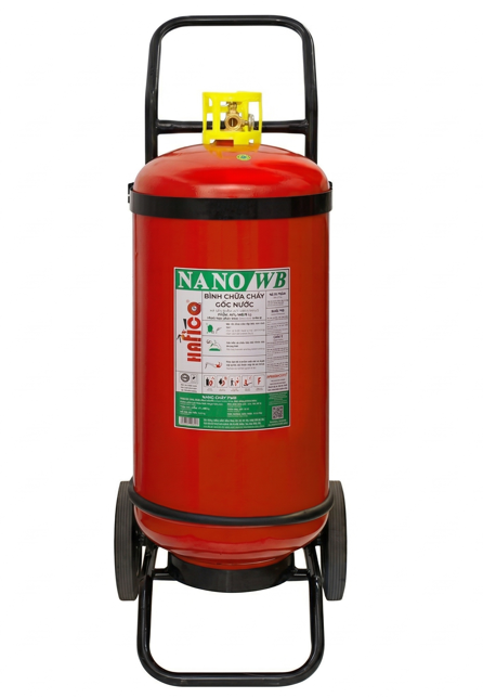 Bình chữa cháy Gốc Nước Nano 65 Lít (Có Kiểm Định) - Loại Xe Đẩy  | HFNWB65 HaFiCo - VN