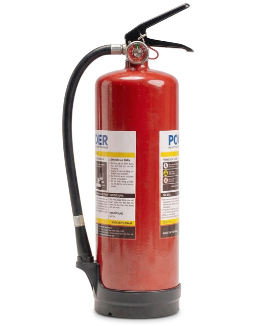 Bình chữa cháy Bột - ABC 6Kg (Có Kiểm Định) - Loại Xách Tay | CMP-6 VinaFoam - VN