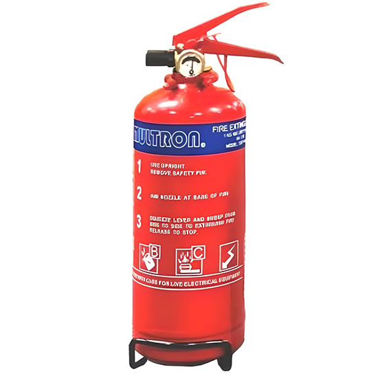 Bình chữa cháy Bột ABC 1 Kg (Có Kiểm Định) - Loại Xách Tay  | EXT-ABC-1K Multron - Singapore