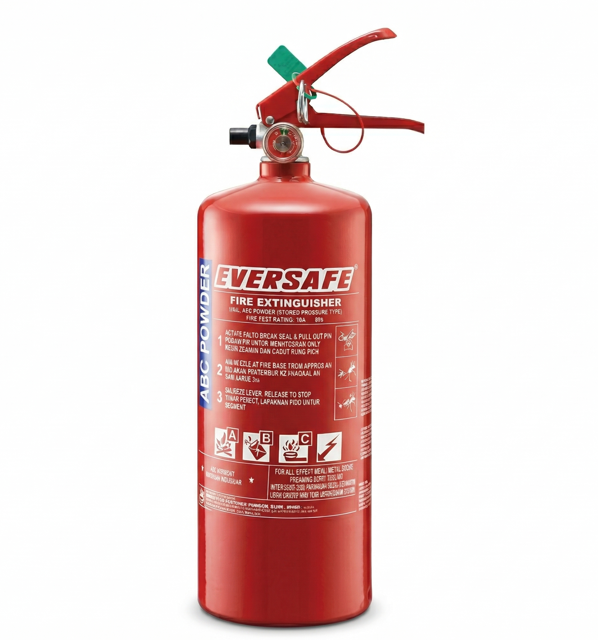 Bình chữa cháy Bột ABC 3 Kg (Có Kiểm Định) - Loại Xách Tay  | EC-3 EverSafe - Malaysia