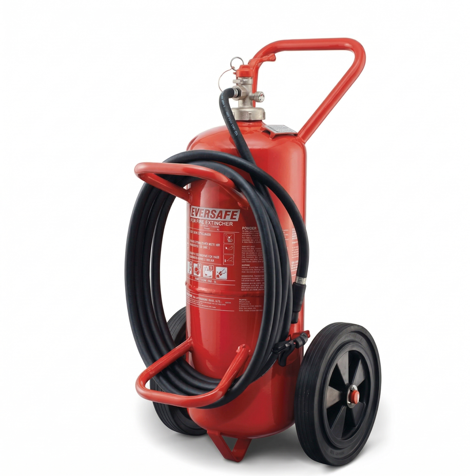 Bình chữa cháy Bột ABC 25 Kg (Có Kiểm Định) - Loại Xe Đẩy Đặc Biệt | CR-MPM-25 EverSafe - Malaysia