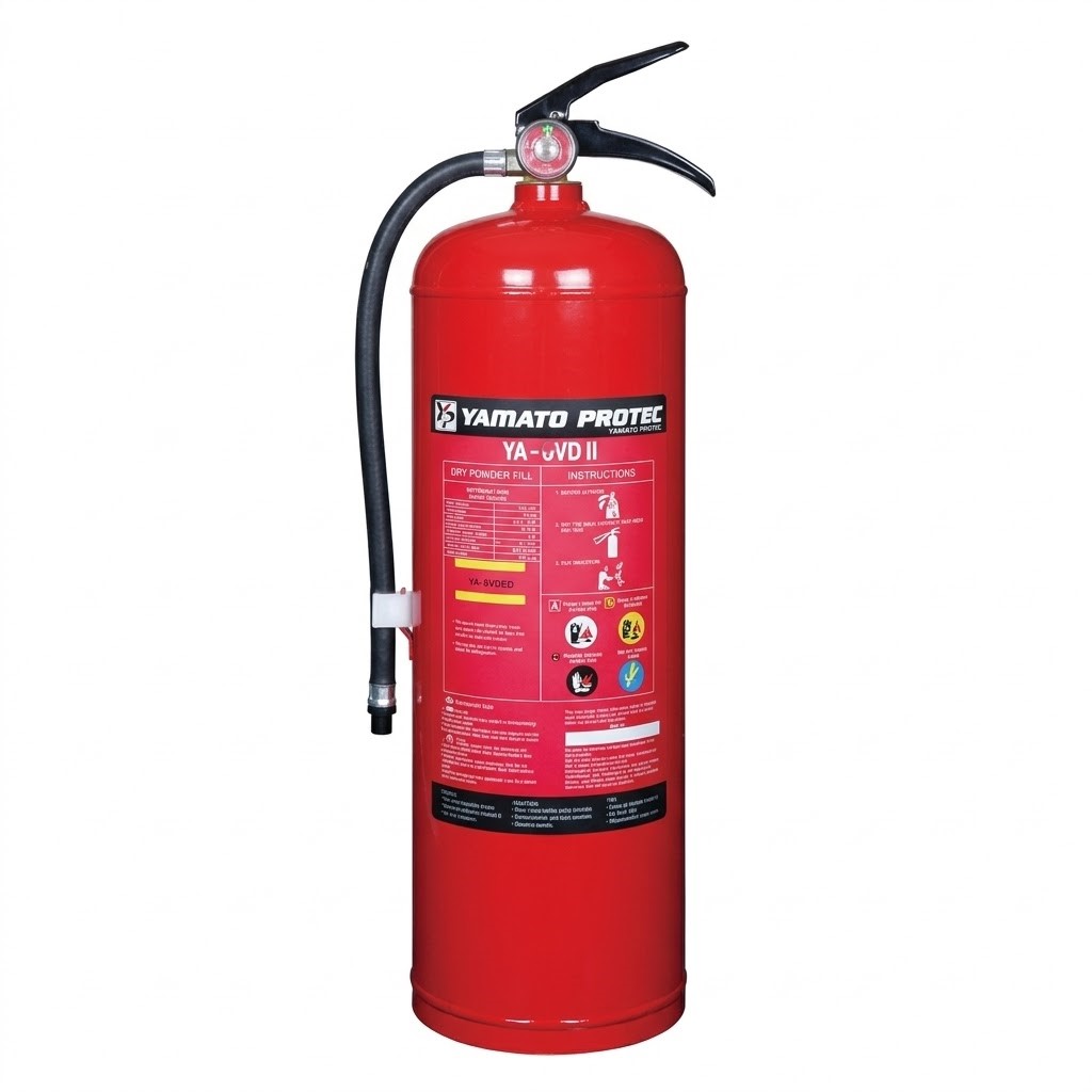 Bình chữa cháy Bột ABC 4.5 kg (Có Kiểm Định) - Loại Xách Tay  | YA-4VDII Yamato - Japan