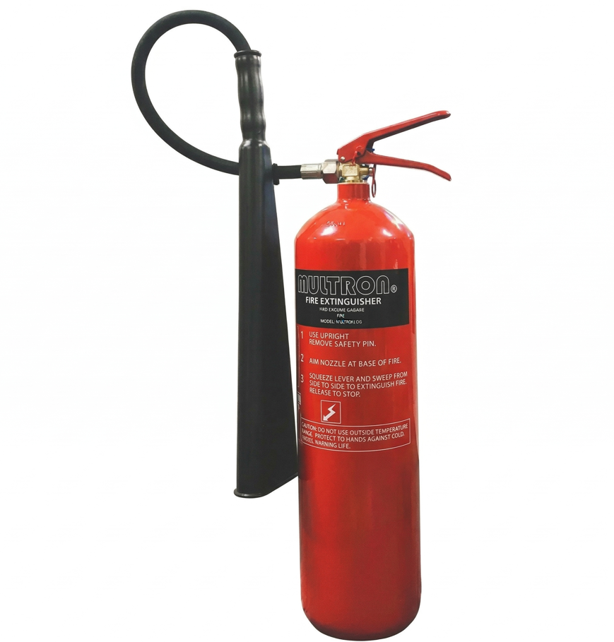 Bình chữa cháy Khí MT - CO2 5kg (Có Kiểm Định) - Loại Xách Tay  | EXT-CO2-5K Multron Singapore