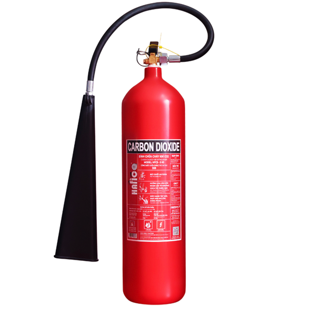 Bình chữa cháy Khí MT - CO2 5kg (Có Kiểm Định) - Loại Xách Tay  | HFC5 HaFiCo Việt Nam