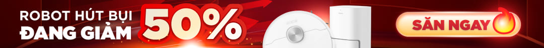 Robot hút bụi giảm 50%
