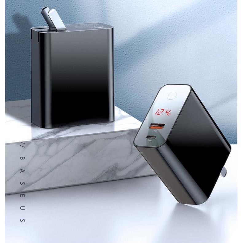Cốc sạc TypeC Baseus Speed PPS smart shutdown&Digital 45w