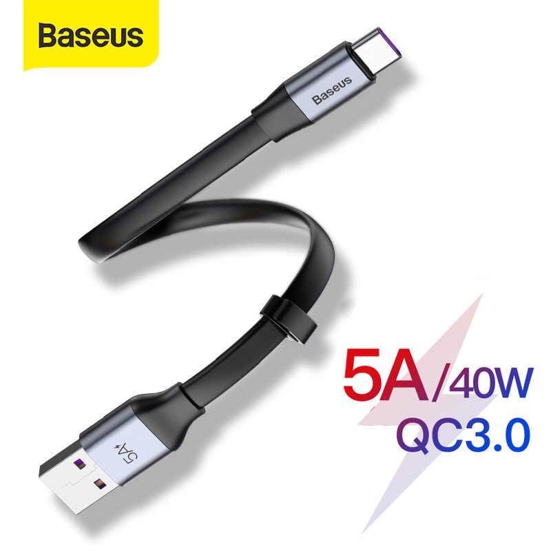 Cáp sạc Usb-TypeC ngắn TypeC 23cm Baseus 40W