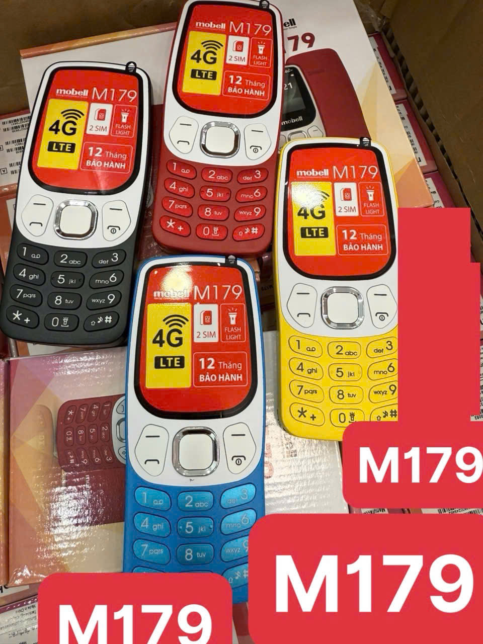 Điện thoại Mobell M179 - Sóng chuẩn 4G