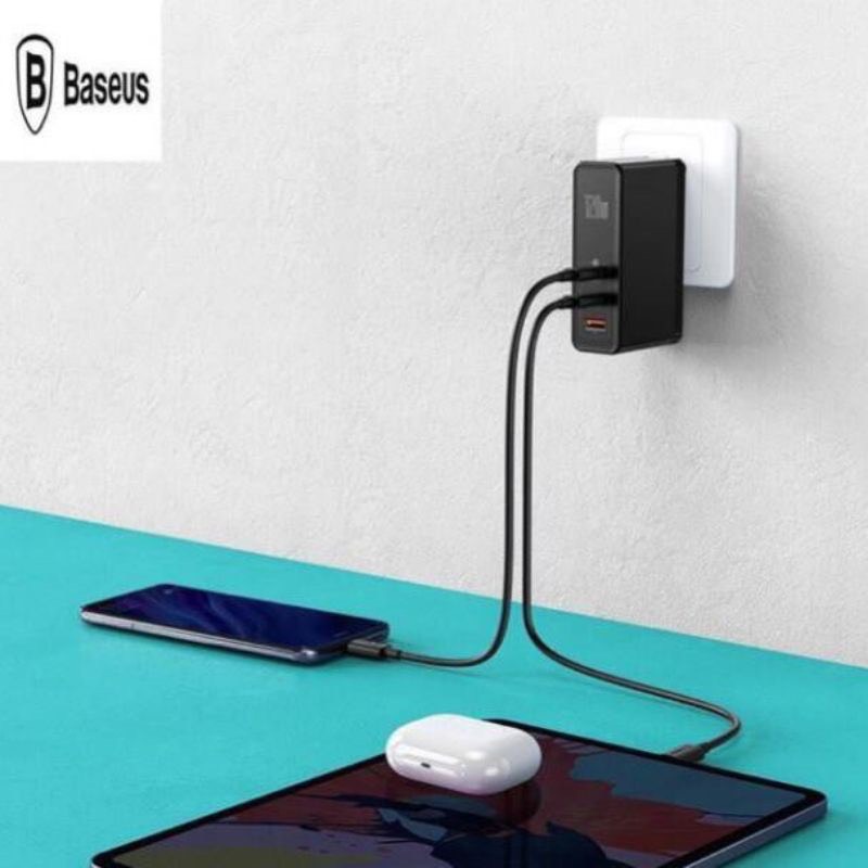 Bộ sạc TypeC-Lighting Baseus Granpro 120w