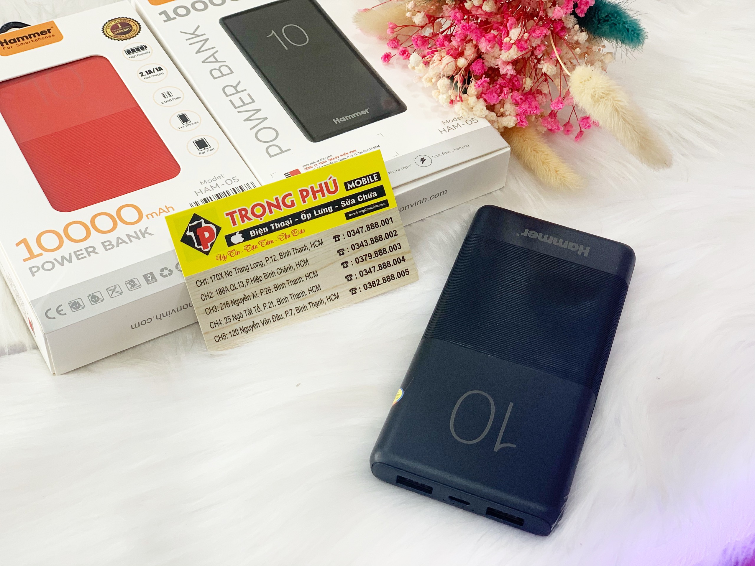 Sạc dự phòng Hammer 10.000mAh H05