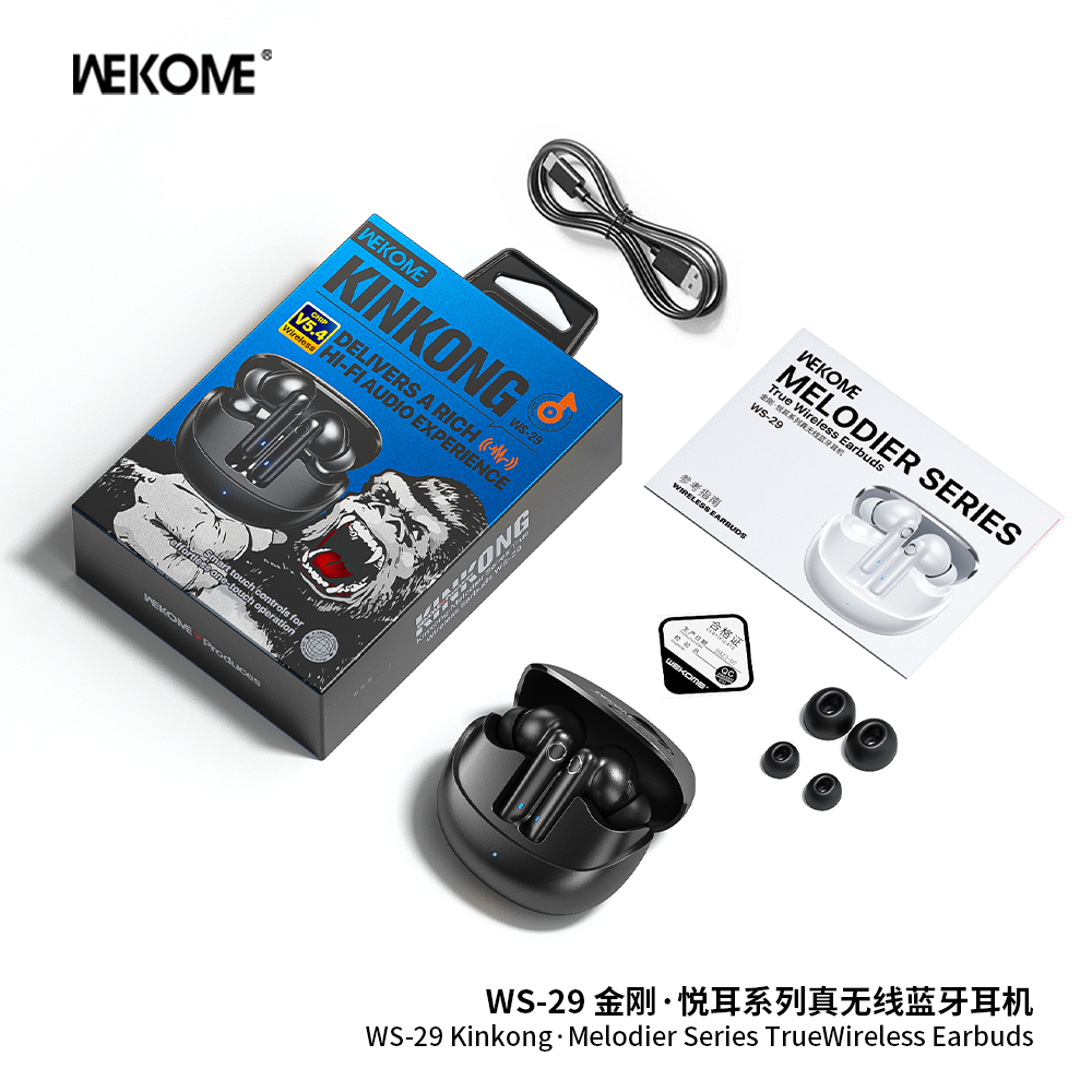Tai nghe bluetooth Wekome WS-29 - Trắng