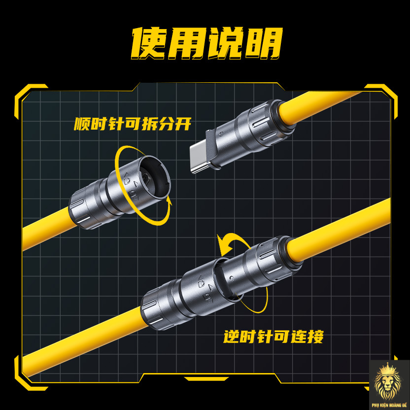 Cáp sạc 4 đầu Wekome wdc-20 65w