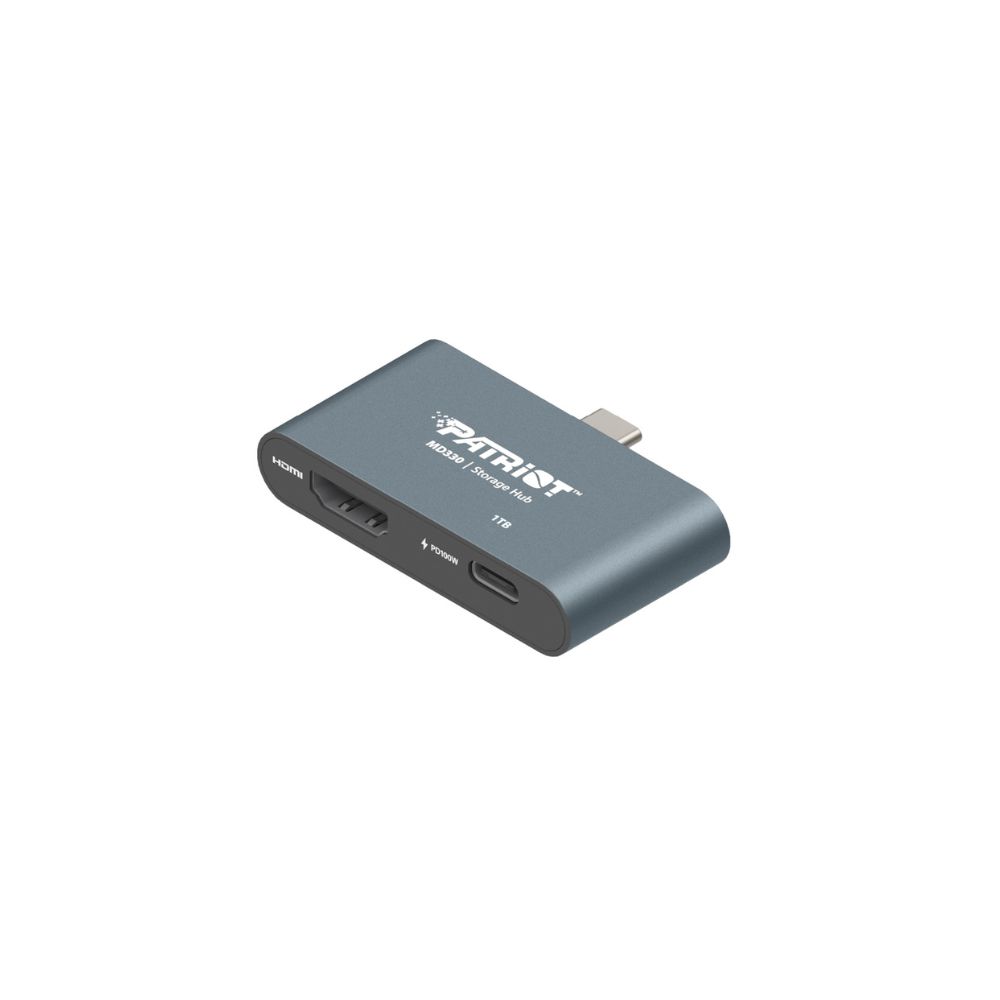 Ổ cứng di động PATRIOT MD330 Storage Hub  - SSD gắn ngoài | USB-C | BH 3 năm
