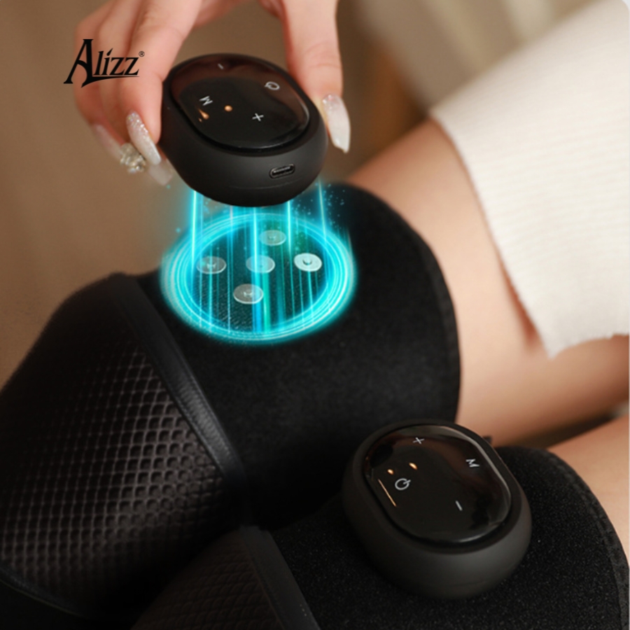 Máy Massage Đầu Gối ALIZZ AL-14033 Chườm Nóng Giảm Đau Nhức Đầu Gối, Vai, Khuỷu Tay - 1 Cái