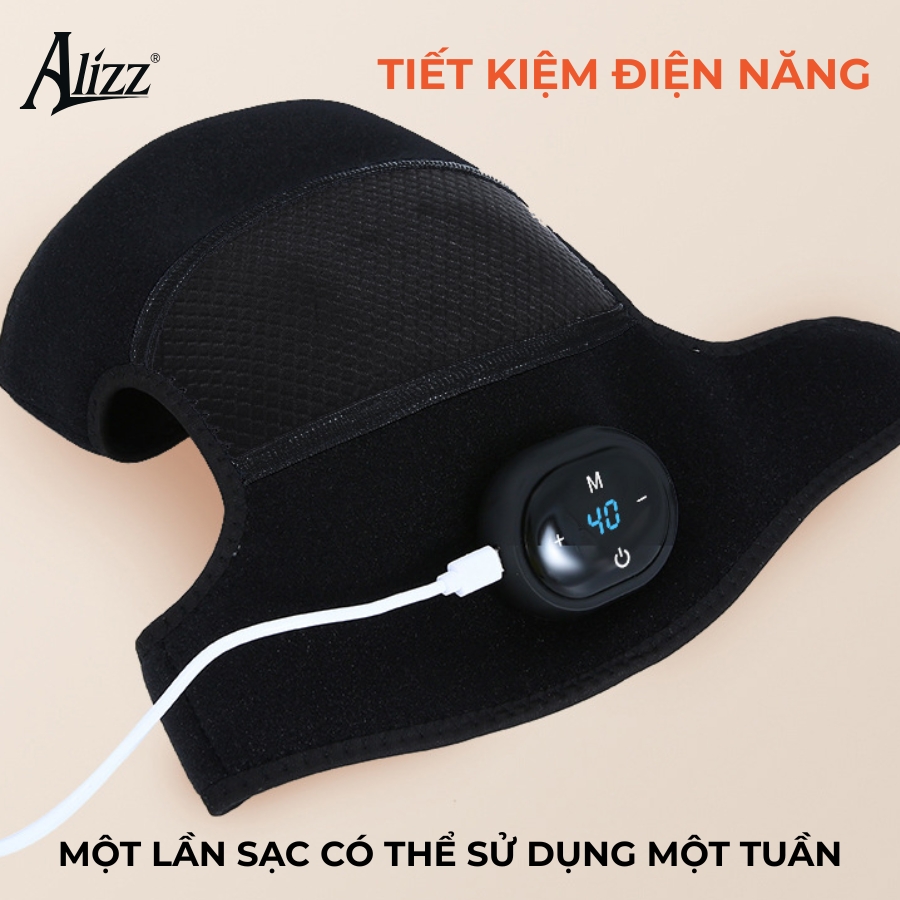 Máy Massage Đầu Gối ALIZZ AL-14033 Chườm Nóng Giảm Đau Nhức Đầu Gối, Vai, Khuỷu Tay - 1 Cái