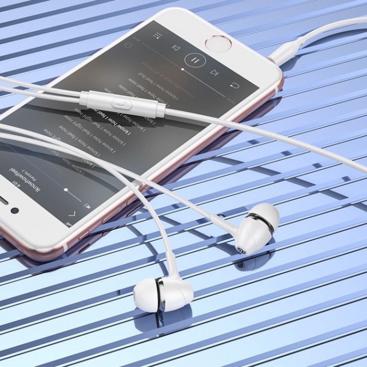 Tai nghe dây Đầu tròn hoco M76 Xịn
