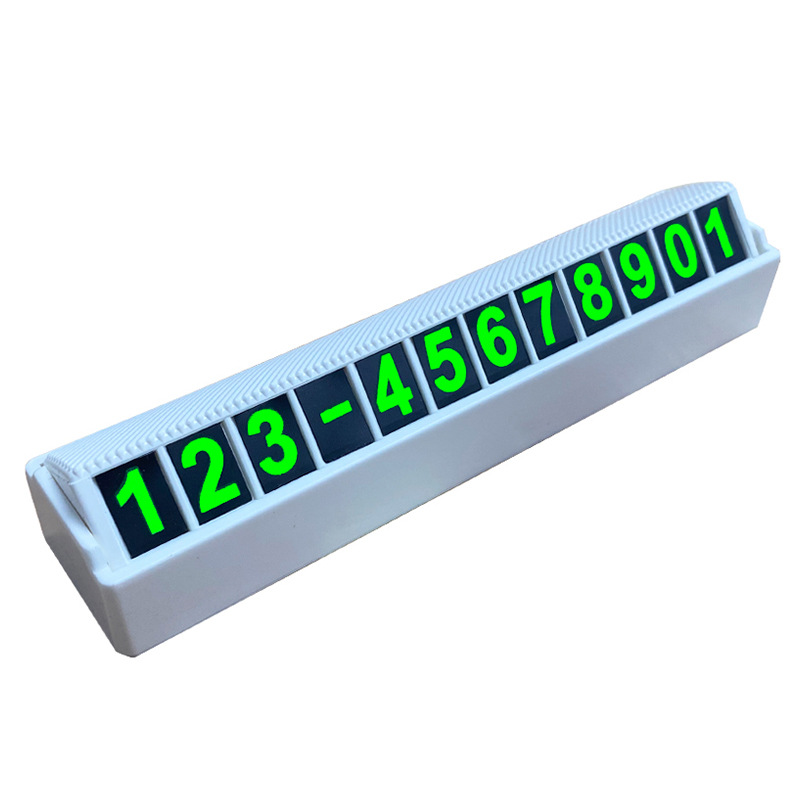 Hộp dán tem số điện thoại, biển số cho ô tô, xe hơi