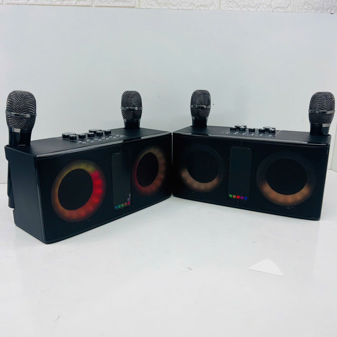 Loa Karaoke Bluetooth kèm 2 Micro hát YOSD Ys-A212