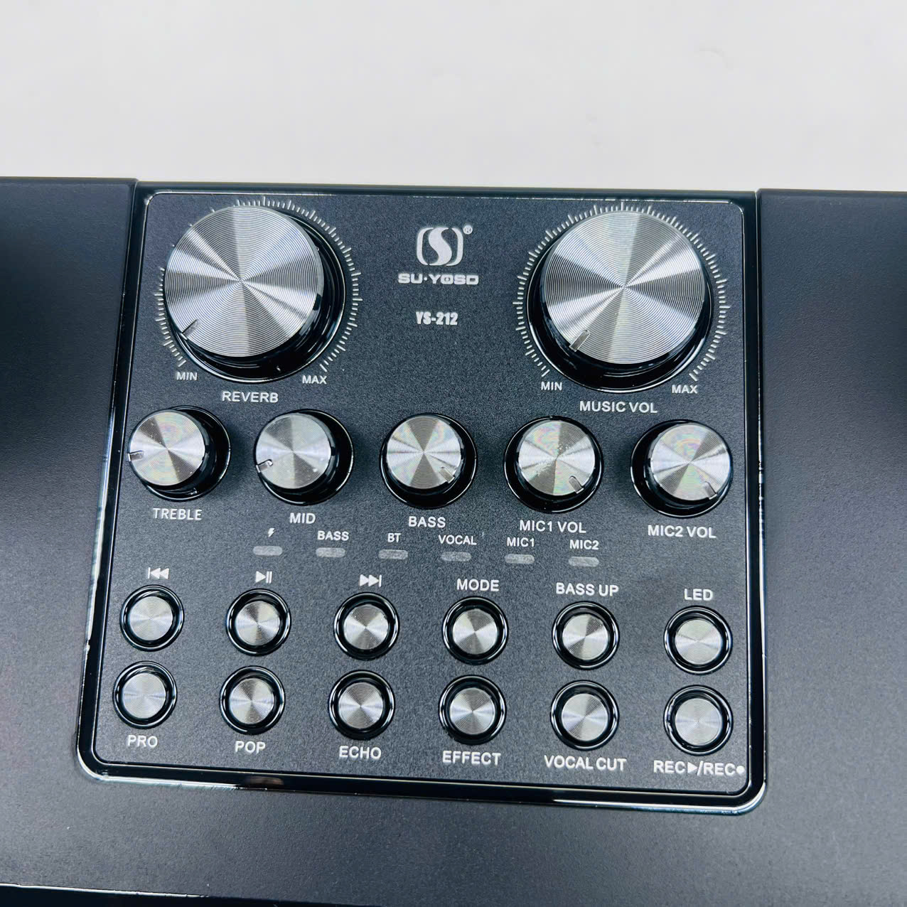 Loa Karaoke Bluetooth kèm 2 Micro hát YOSD Ys-A212