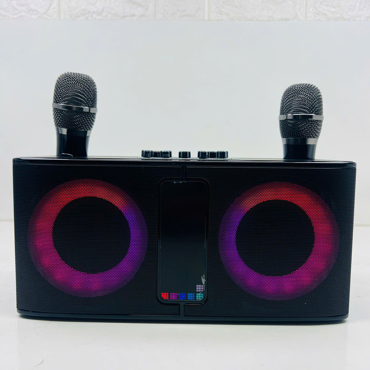 Loa Karaoke Bluetooth kèm 2 Micro hát YOSD Ys-A212